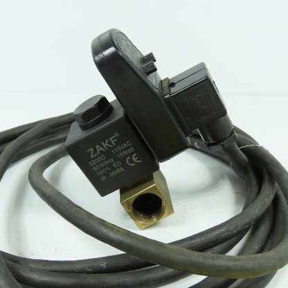 Zakf 0200D Air Compressor, Dryer Tank Electronic Drain Valve & Timer 110VAC 1/2"