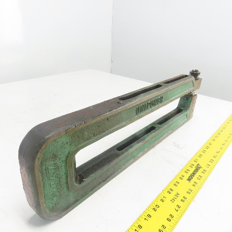 Unipunch 18A 1-1/2" x 18" Throat C-Frame Punch Die Tooling Press Brake