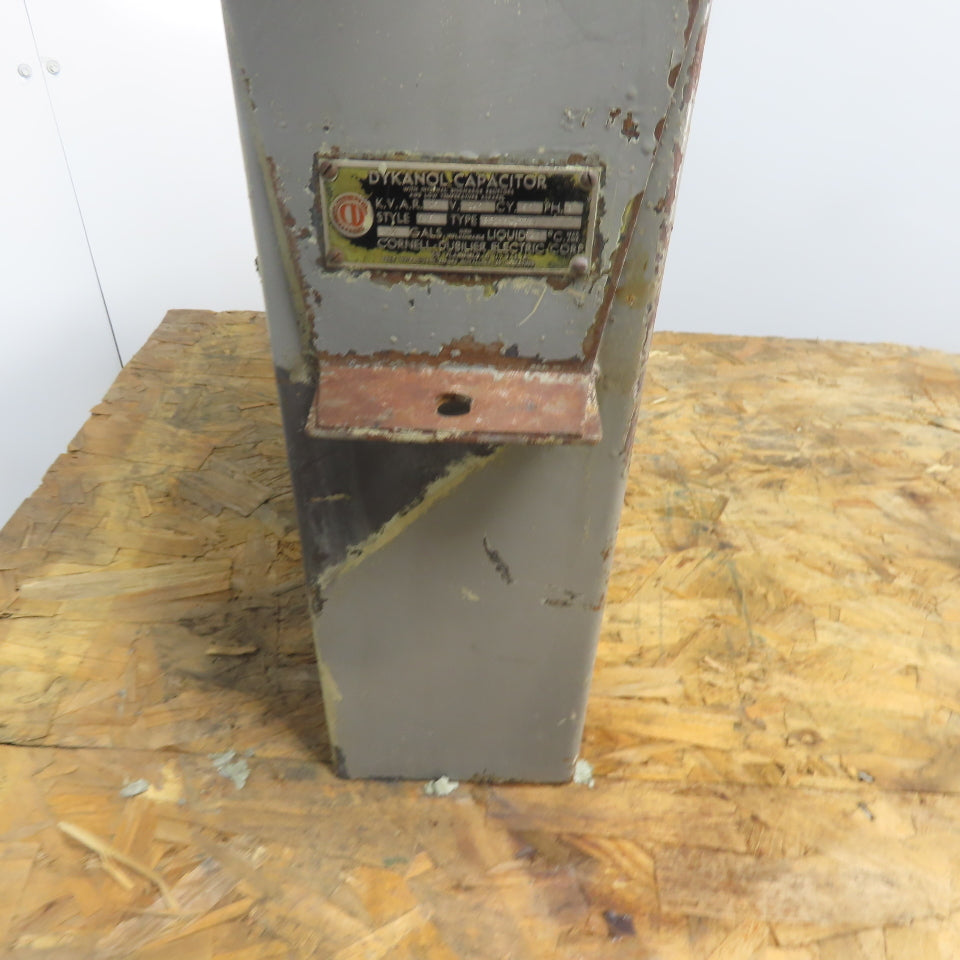 Cornell-Dubilier PF255-277E Style DB6 15KVAR Dykanol Capacitor 3.2 Gallons 240V