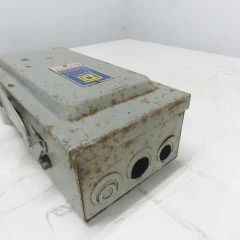 Square D H 361 30A Fusible Safety Disconnect Switch 3Ph 600VAC