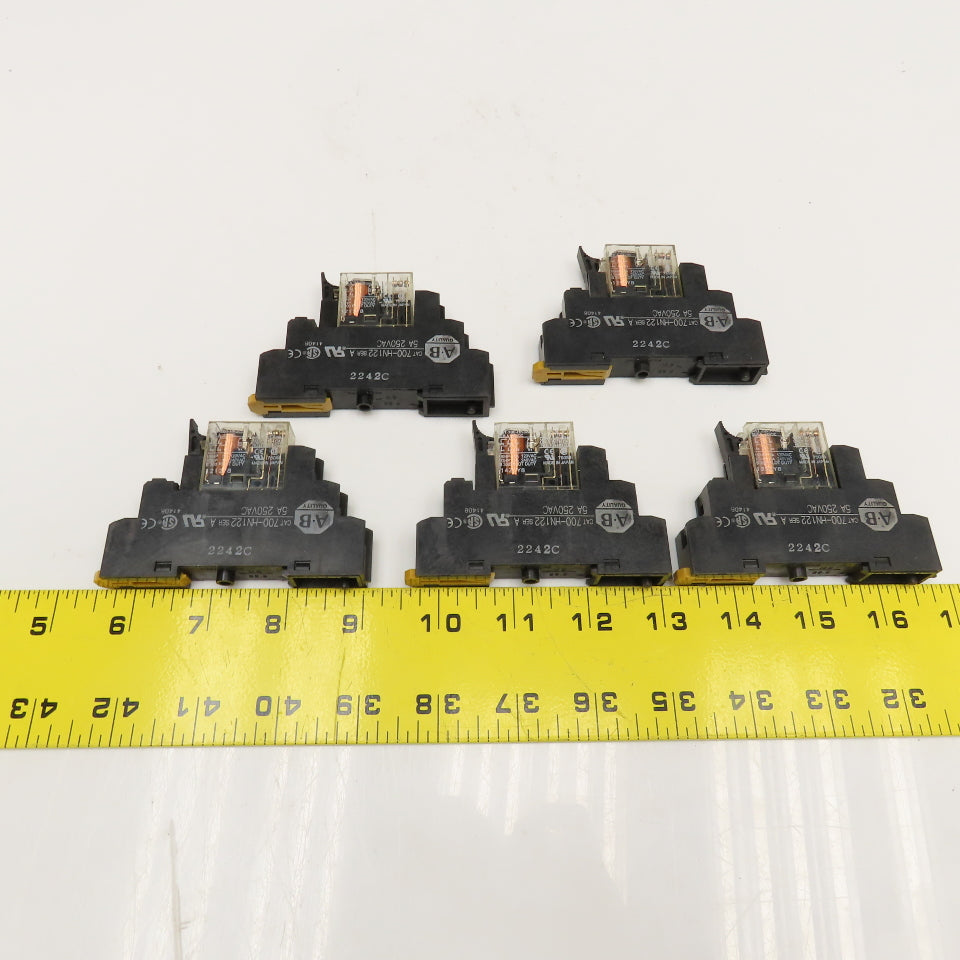 Allen Bradley 700-HN122 700-HK32Z24 Relay Module 24VDC Coil Lot Of 5
