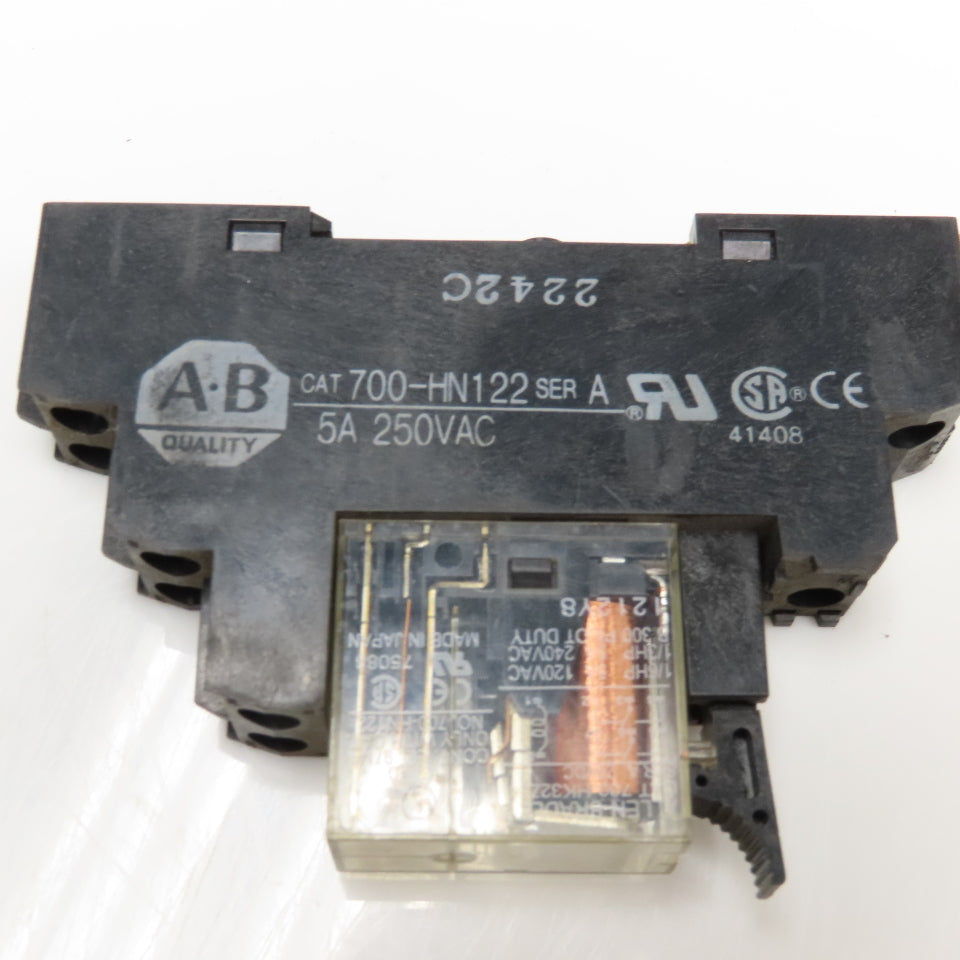 Allen Bradley 700-HN122 700-HK32Z24 Relay Module 24VDC Coil Lot Of 5