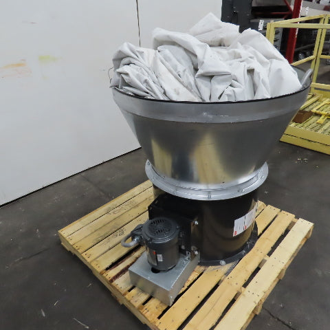 Dayton 3C411 24" Clean Air Tubeaxial Fan .5HP 230/460V 3PH Belt Drive Tested