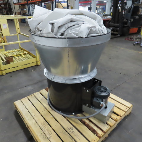 Dayton 3C411 24" Clean Air Tubeaxial Fan .5HP 230/460V 3PH Belt Drive Tested