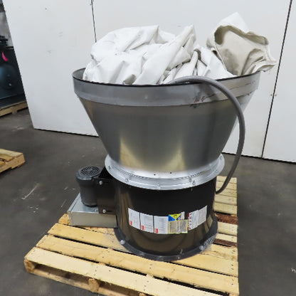 Dayton 3C411 24" Clean Air Tubeaxial Fan .5HP 230/460V 3PH Belt Drive Tested