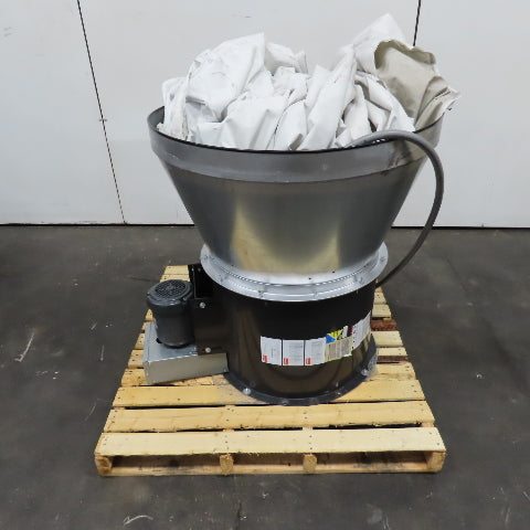 Dayton 3C411 24" Clean Air Tubeaxial Fan .5HP 230/460V 3PH Belt Drive Tested
