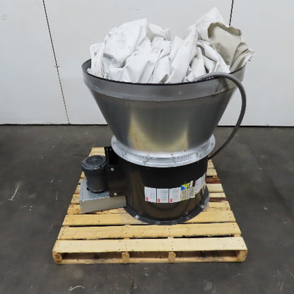 Dayton 3C411 24" Clean Air Tubeaxial Fan .5HP 230/460V 3PH Belt Drive Tested