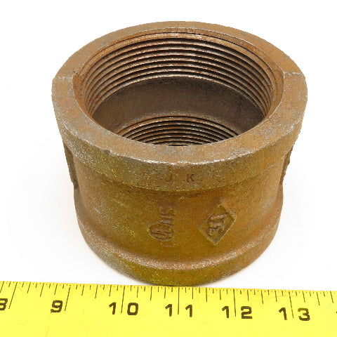 SCI 3" Malleable Black Iron Pipe Coupling Coupler