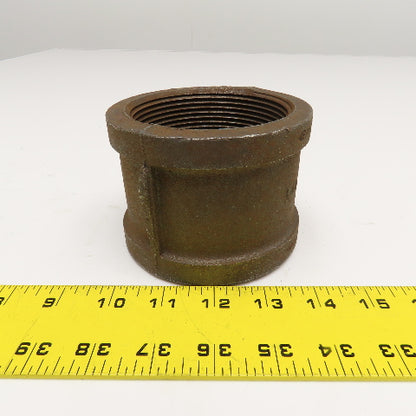 SCI 3" Malleable Black Iron Pipe Coupling Coupler