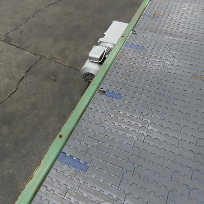 C & M 10' x 6' Slide Bed Conveyor W/ Table Top Belt 68FPM 230/460V 3PH 2HP