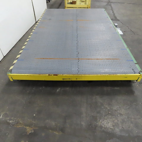 C & M 10' x 6' Slide Bed Conveyor W/ Table Top Belt 68FPM 230/460V 3PH 2HP
