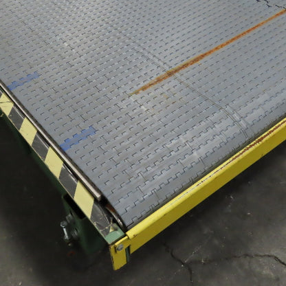 C & M 10' x 6' Slide Bed Conveyor W/ Table Top Belt 68FPM 230/460V 3PH 2HP