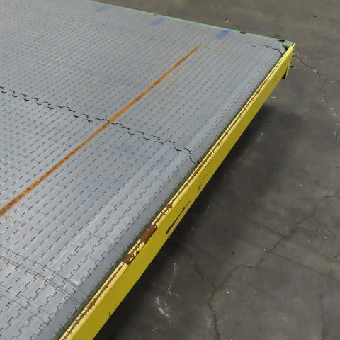 C & M 10' x 6' Slide Bed Conveyor W/ Table Top Belt 68FPM 230/460V 3PH 2HP