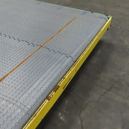 C & M 10' x 6' Slide Bed Conveyor W/ Table Top Belt 68FPM 230/460V 3PH 2HP