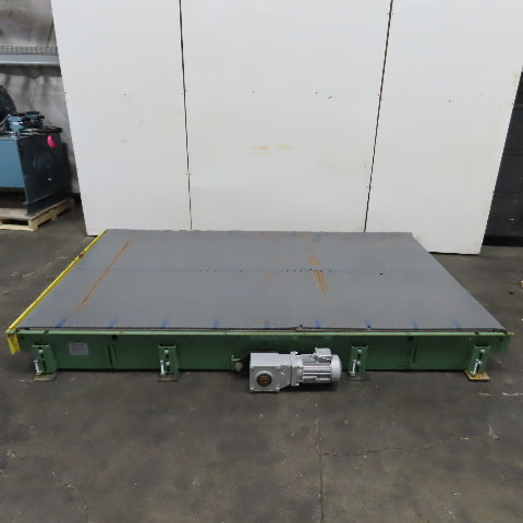 C & M 10' x 6' Slide Bed Conveyor W/ Table Top Belt 68FPM 230/460V 3PH 2HP