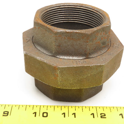 SCI 2" Black Malleable Iron Pipe Coupling Class 150