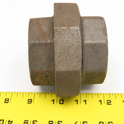SCI 2" Black Malleable Iron Pipe Coupling Class 150