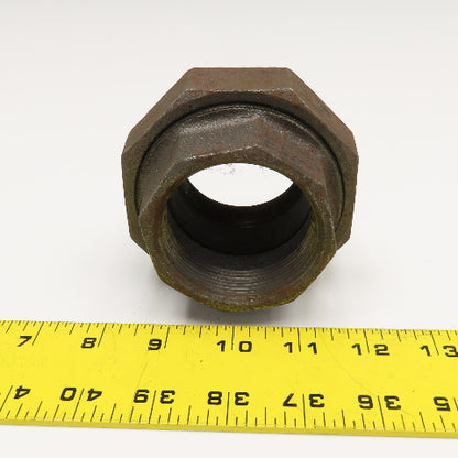 SCI 2" Black Malleable Iron Pipe Coupling Class 150