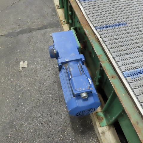 C & M 10' x 6' Slide Bed Conveyor W/ Table Top Belt 230/460V 3PH 2HP