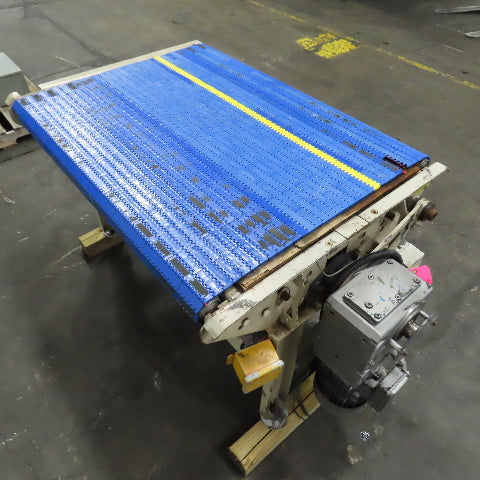 45" Wide x 36" Slide 29" Bed Conveyor W/ Table Top Belt 230/460V 3PH 5HP