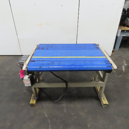 45" Wide x 36" Slide 29" Bed Conveyor W/ Table Top Belt 230/460V 3PH 5HP