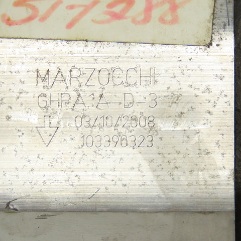 Marzocchi GHPP1-D-2-FA GHPA1A-D-3 Hydraulic Gear Pump Assembly 1/2" Shaft