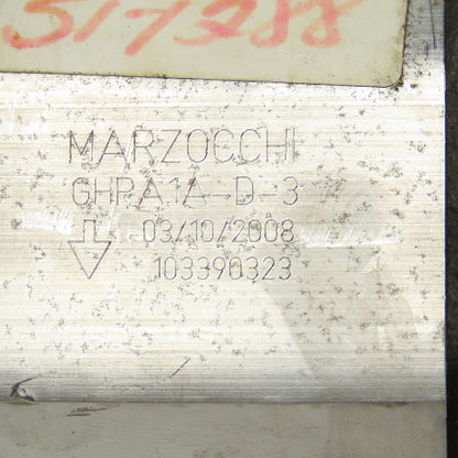 Marzocchi GHPP1-D-2-FA GHPA1A-D-3 Hydraulic Gear Pump Assembly 1/2" Shaft