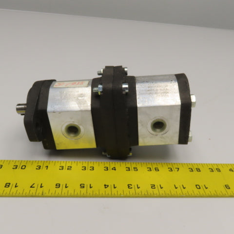 Marzocchi GHPP1-D-2-FA GHPA1A-D-3 Hydraulic Gear Pump Assembly 1/2" Shaft