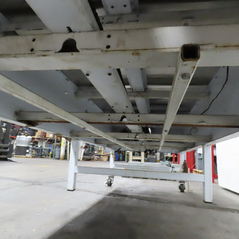 STS 11' Long x 42" Wide Stainless Top Carton Box Pull/Push Drag Conveyor .25HP