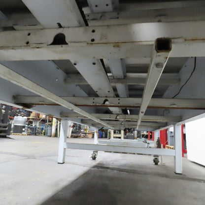 STS 11' Long x 42" Wide Stainless Top Carton Box Pull/Push Drag Conveyor .25HP