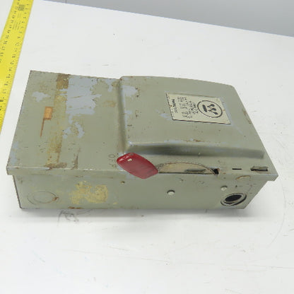 Westinghouse HF362 60A Fusible Heavy Duty Safety Disconnect Switch 600VAC