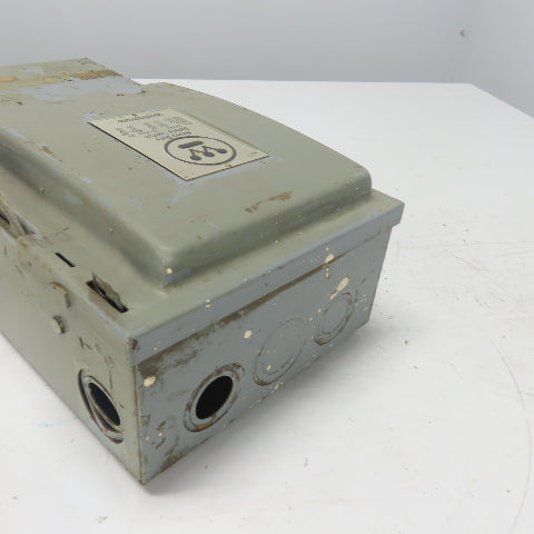 Westinghouse HF362 60A Fusible Heavy Duty Safety Disconnect Switch 600VAC