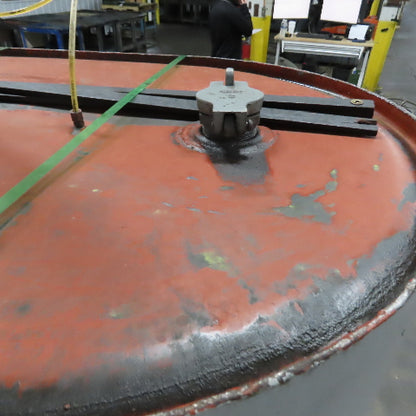 240 Gallon Vertical Oval Oil Fuel Tank W/ Balcrank Air Pump 5:1 Mod 1130-001