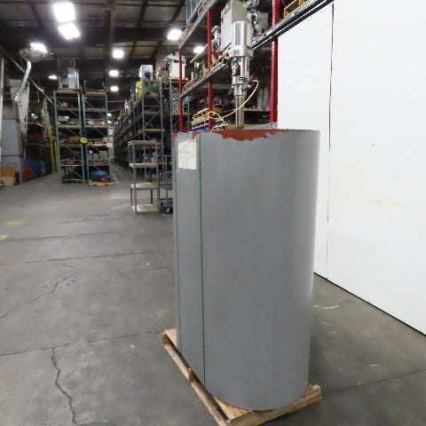 240 Gallon Vertical Oval Oil Fuel Tank W/ Balcrank Air Pump 5:1 Mod 1130-001