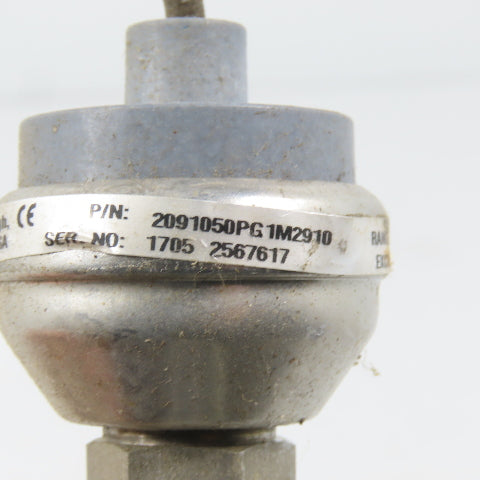 Setra 2091050PG1M2910 Pressure Transmitter Transducer 0-50PSIG (CUT CABLE)