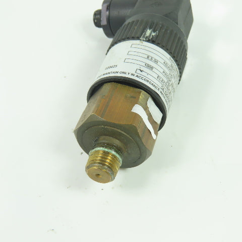 Barksdale 96211-BB3-T2 Pressure Switch 8.5-50PSI Range 125/250VAC 5A 1/4" NPT