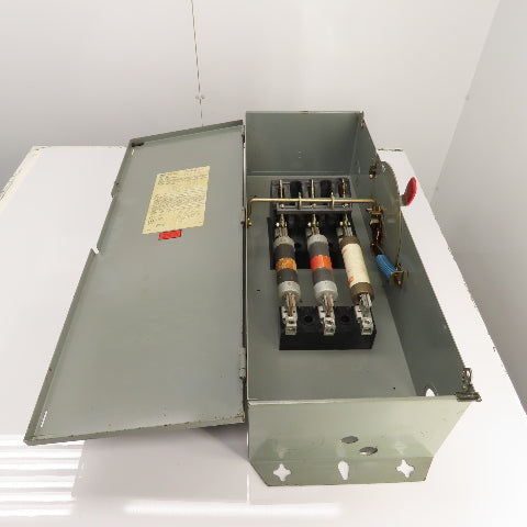 Westinghouse HFN364 200A Fusible Safety Disconnect Switch 600VAC 3-Pole