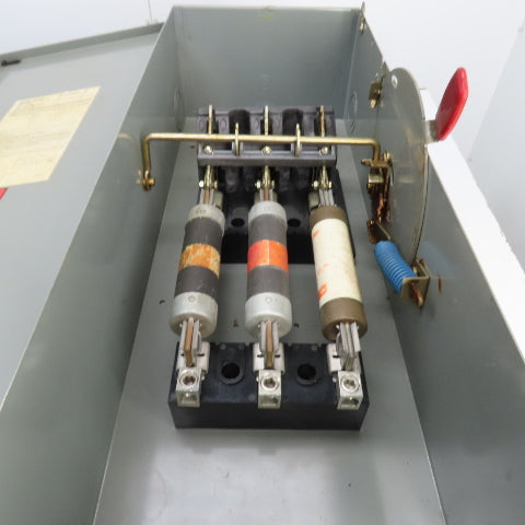 Westinghouse HFN364 200A Fusible Safety Disconnect Switch 600VAC 3-Pole