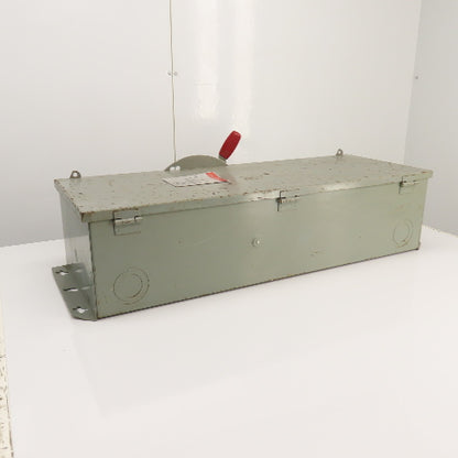 Westinghouse HFN364 200A Fusible Safety Disconnect Switch 600VAC 3-Pole