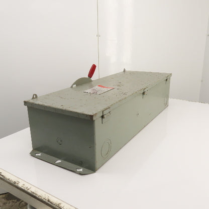 Westinghouse HFN364 200A Fusible Safety Disconnect Switch 600VAC 3-Pole