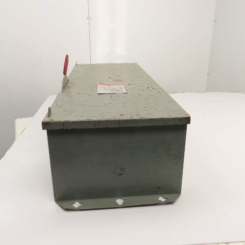 Westinghouse HFN364 200A Fusible Safety Disconnect Switch 600VAC 3-Pole