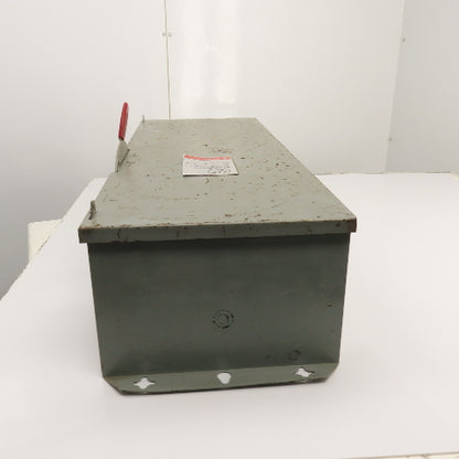Westinghouse HFN364 200A Fusible Safety Disconnect Switch 600VAC 3-Pole