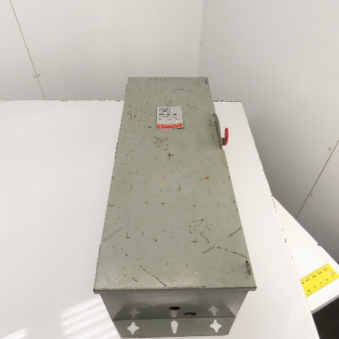 Westinghouse HFN364 200A Fusible Safety Disconnect Switch 600VAC 3-Pole