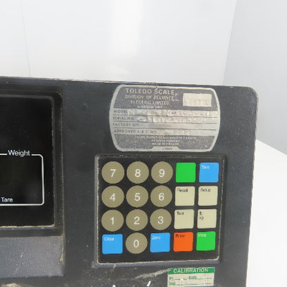 Toledo Scale Model 8142 Operator Control Panel 120V