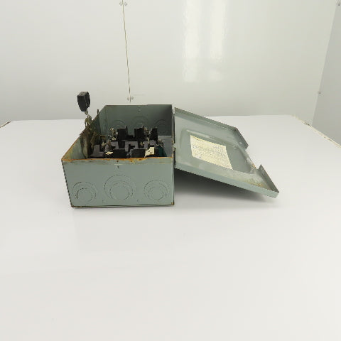 Square D D-223N 100A Fusible Safety Disconnect Switch 240VAC 2-Pole Type 1 Enc.