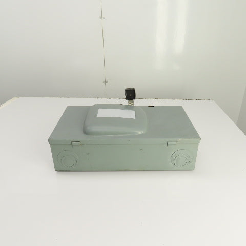 Square D D-223N 100A Fusible Safety Disconnect Switch 240VAC 2-Pole Type 1 Enc.