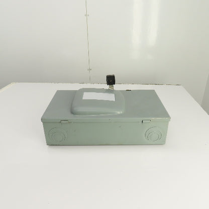 Square D D-223N 100A Fusible Safety Disconnect Switch 240VAC 2-Pole Type 1 Enc.