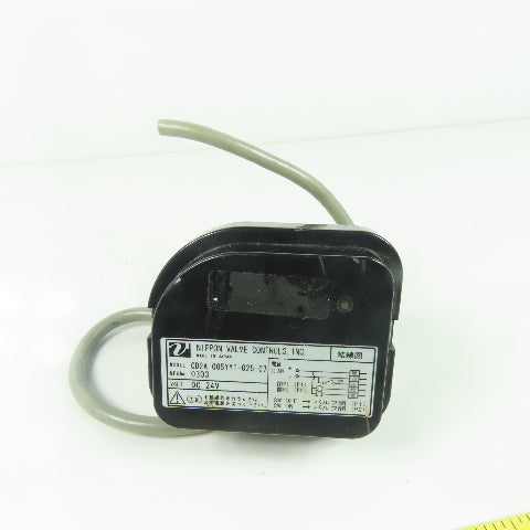 Nippon Valve Controls CD2A-005YYT-025-C7 Pneumatic Valve 24VDC Coil