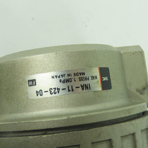 SMC INA-11-423-04 Pneumatic Strainer 1.0MPa 1/2" NPT