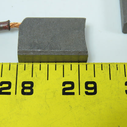 Y122 Electric Motor Carbon Brushes 1-1/8" L x 3/4" W x 3/8" Thick Lot Of 10
